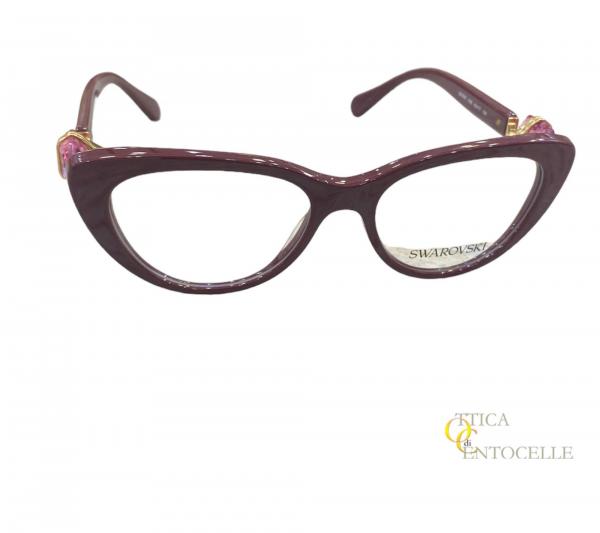 Montatura per occhiale da vista donna Swarovski mod. SK2005 Bordeaux